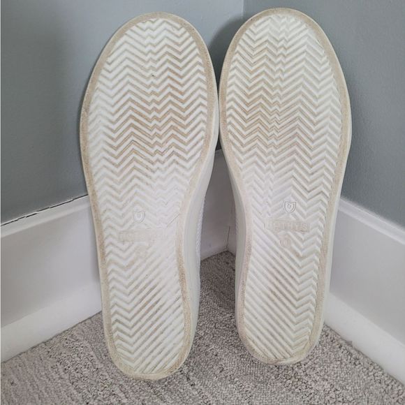 Rothys Lace Up Bright White Sneakers Size 8 - Picture 7 of 11